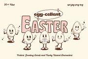 Egg-Cellent Easter Retro Collection, a Decorative Illustration by millering (Thumbnail 1 of 6)