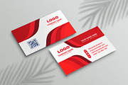 Business Card Red Color Theme EPS, a Business Card Template by Vitoria's Collection (Thumbnail 2 of 4)