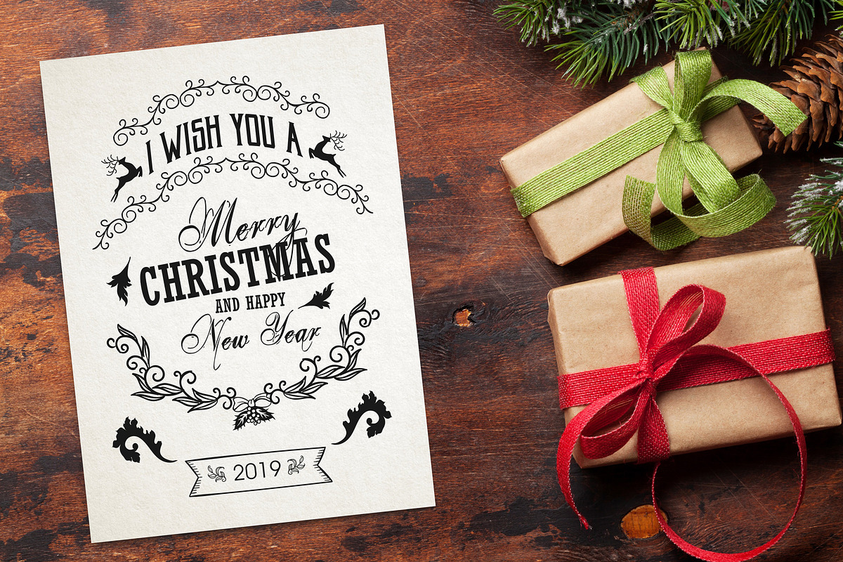 48 Christmas Mockup, a Print Template by Walentin (Photo 19 of 49)