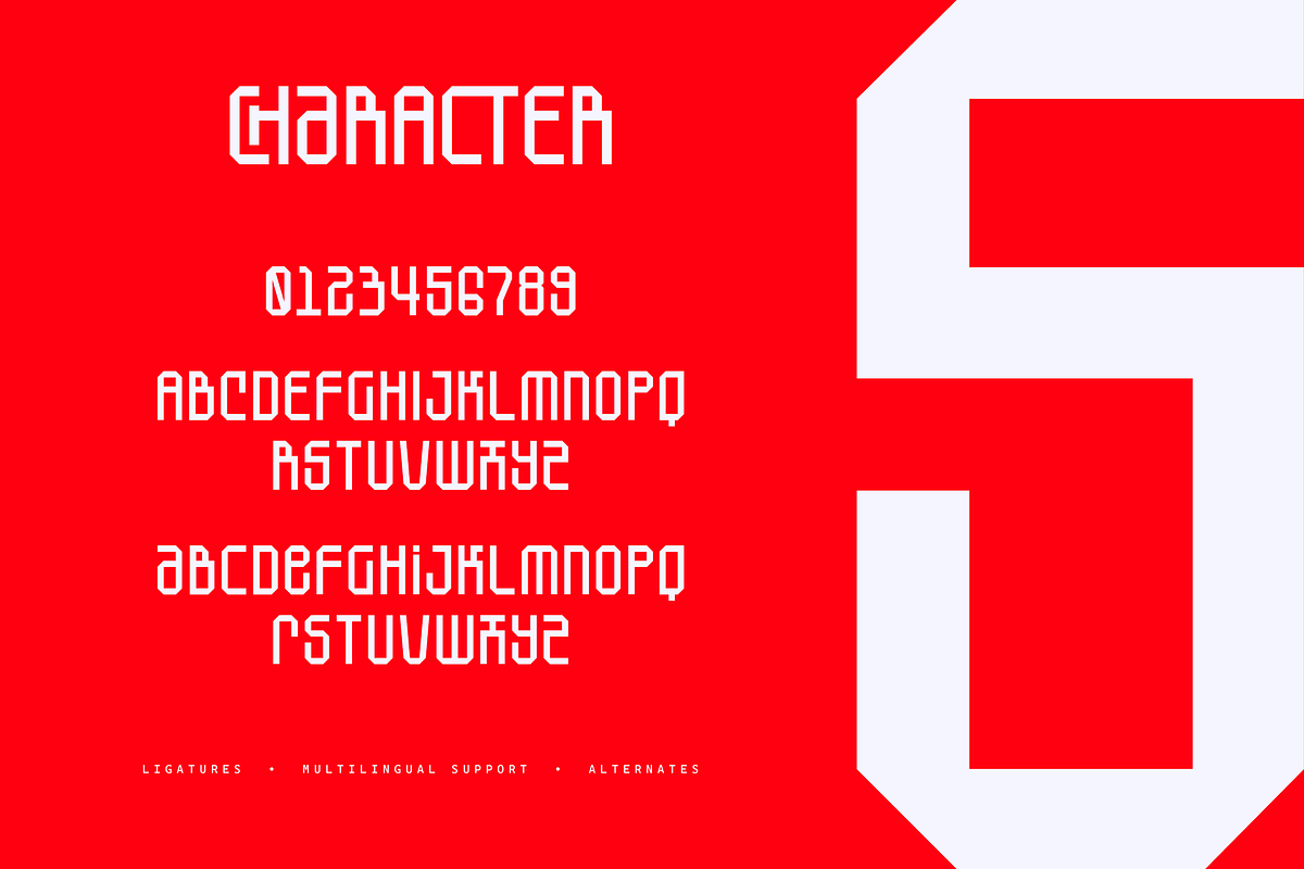 SkyBoxed - Futuristic Display Fonts, a Font by Namara Creative Studio (Photo 6 of 9)