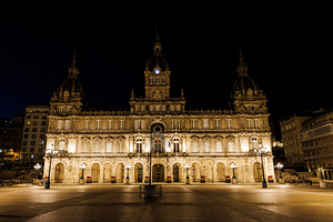 La Coruna Town hall in Maria Pita Square Galicia, an Architecture Photo by Bepslabor