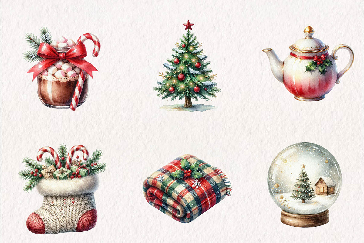 Whimsical Christmas Winter Wonderla., a Seasonal Illustration by CreationArt (Photo 2 of 7)