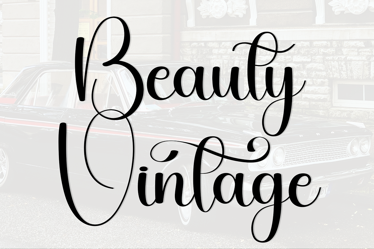 Black Vintage, a Handwritten Font by FreshTypeINK (Photo 5 of 8)