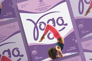 Posters Yoga Fitness Club