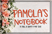 Pamela's Notebook - Font Duo, a Sans Serif Font by CraftyLittleNodes (Thumbnail 1 of 7)