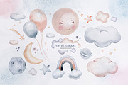 Sweet dreams watercolor collection, an Animal Illustration by Peace ART (Thumbnail 7 of 17)