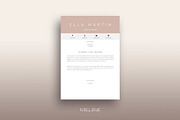 Resume / CV template - Ella, a Resume Template by Mellene Templates (Thumbnail 2 of 3)