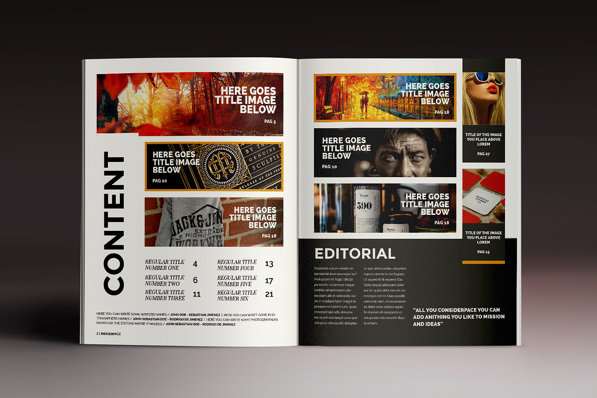 Des12n MGZ, a Magazine Template by Luuqas Design (Photo 1 of 16)
