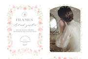 Blush Pink Watercolor Floral Bows, a Decorative Illustration by Veris Studio (Thumbnail 8 of 15)