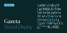 Gazeta Stencil Display