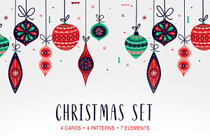 Vintage Christmas Balls Decorations