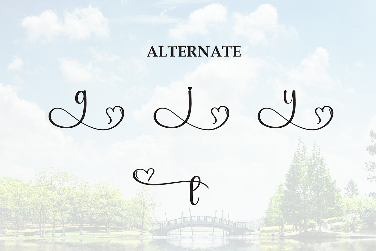 Bright | Script Font, a Handwritten Font by Scratchones (Photo 8 of 9)