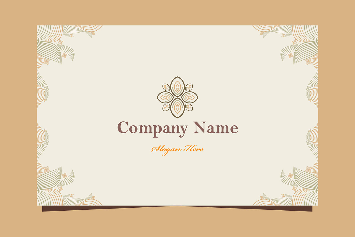 Natural Floral Business card, a Marketing Template by sekitarief (Photo 2 of 3)