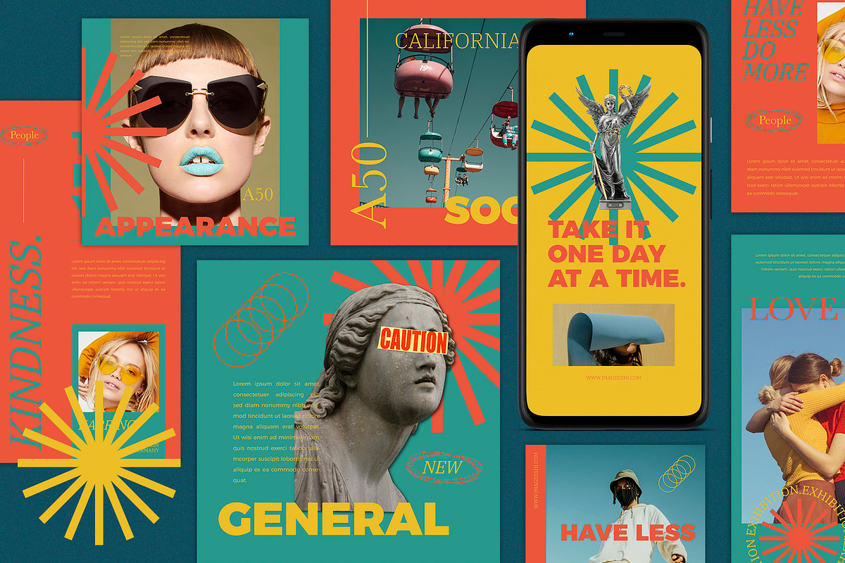 IMAGEEXHI Retro Instagram Template, a Social Media Template by Compaq_Creative (Photo 9 of 11)