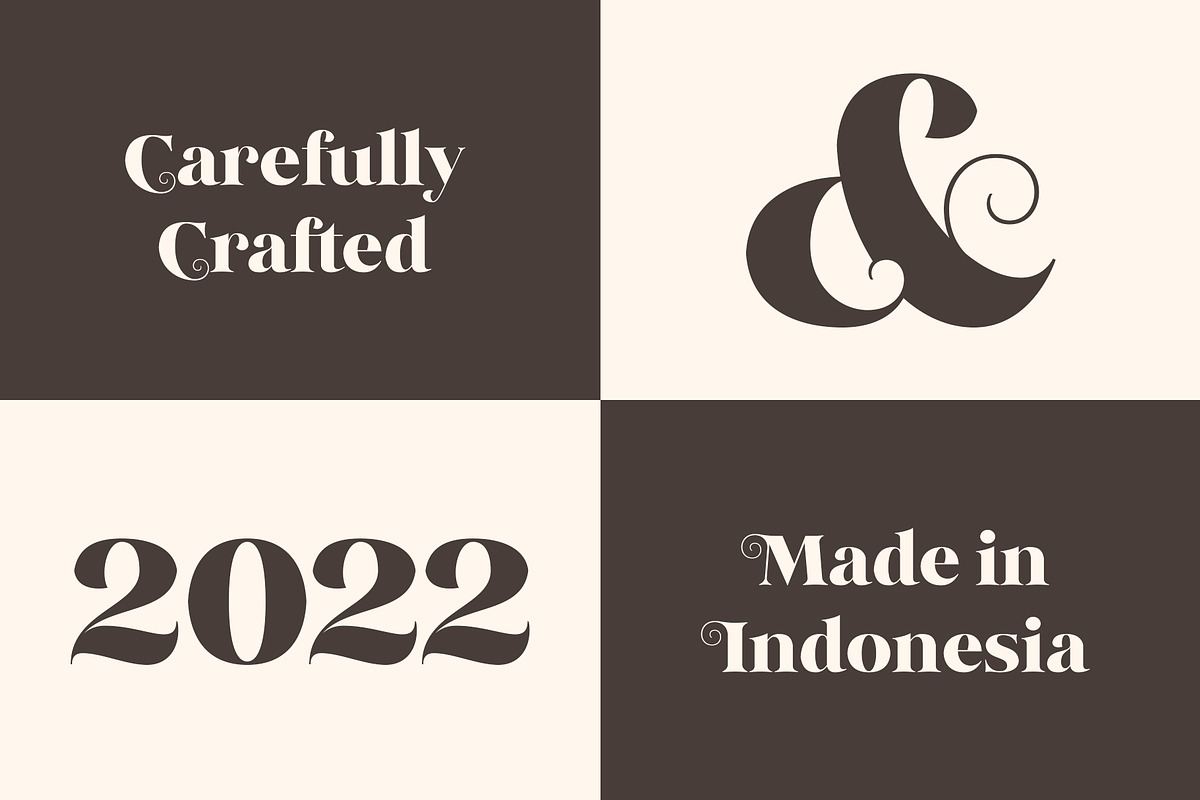 Reglona - High Contrast Serif, a Serif Font by iqbal habibi (Photo 14 of 14)