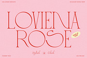 Loviena Rose - Stylish Serif, a Serif Font by CCS Type (Thumbnail 2 of 25)