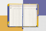 Saffron Planner Mockup Open, a Product Mockup by Custom Scene (Thumbnail 3 of 10)