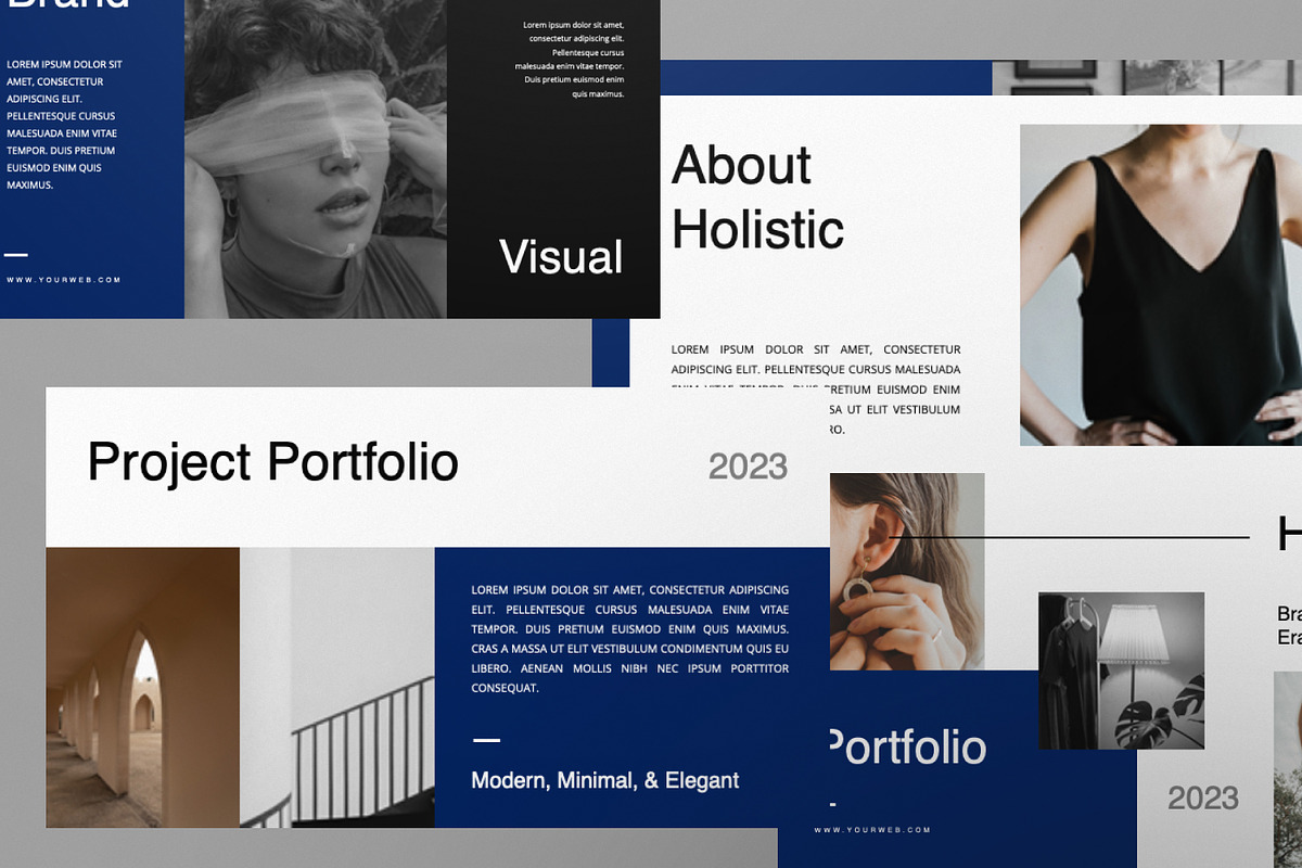 HOLISTIC Google Slide Template, a Presentation Template by Portocraft