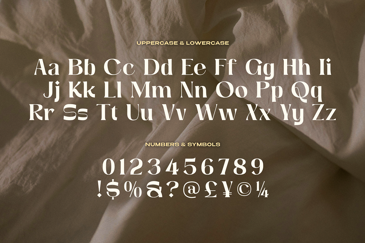 Bevhany Modern Serif Font, a Serif Font by Graphue (Photo 4 of 9)