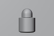 50ml Perfume Glass Bottle 3D Model, an Object 3D Model by Akebareee (Thumbnail 10 of 11)