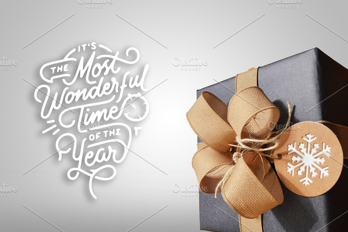 Christmas and New Year Greetings, an Object Graphic by Mister Doodle (Photo 4 of 5)