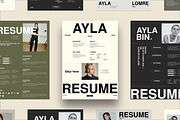 AYLA | Resume Kit, a Resume Template by SparkPro (Thumbnail 2 of 7)