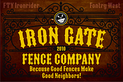 FTY Ironhorse & FTY Ironrider, a Font by Fontry West (Thumbnail 6 of 10)