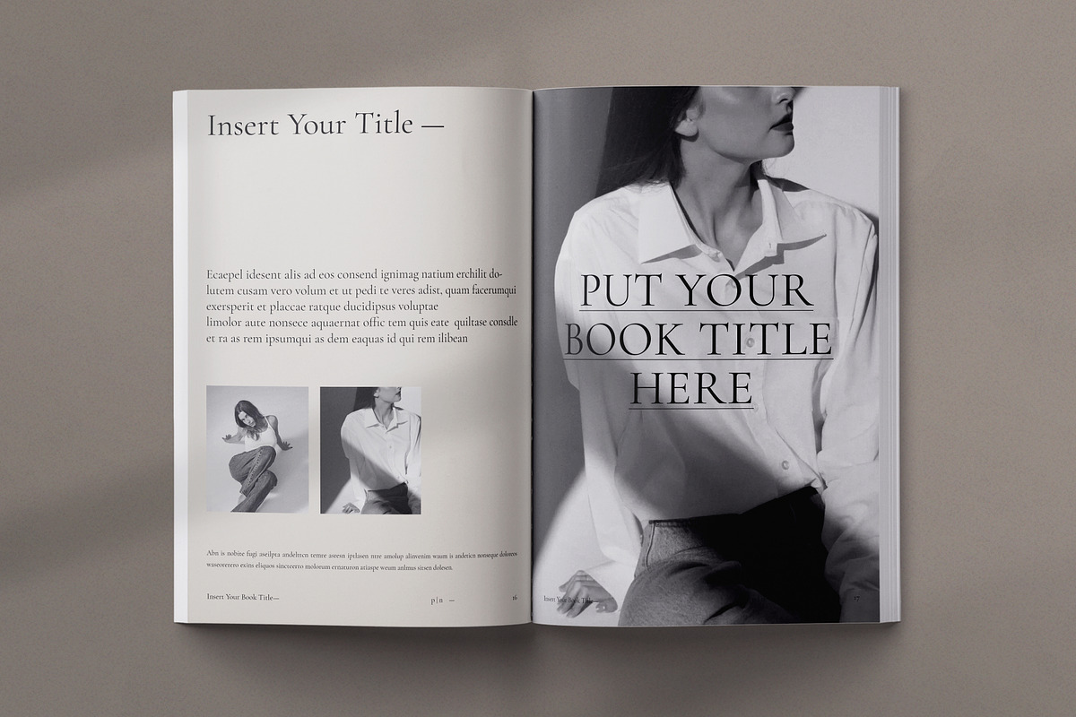 Book Layout & Magazine Template, a Brochure Template by Olion Lora (Photo 8 of 24)