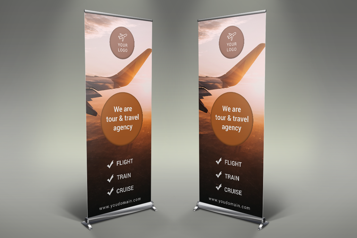 Travel - Roll Up Banner, a Presentation Template by Creatricks