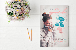 You Go Girl Flyer Template