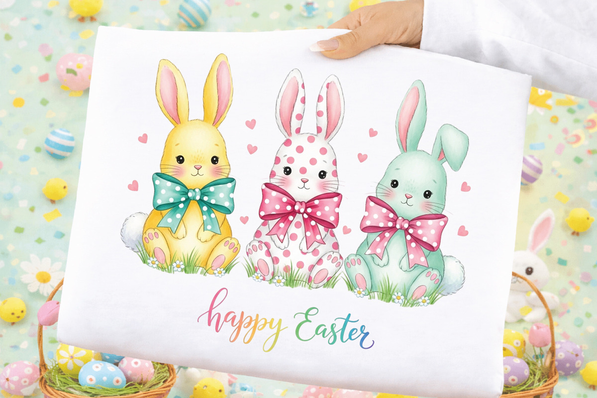 Happy Easter PNG Coquette Easter, an Illustration by Black Bird Studio (Photo 1 of 3)