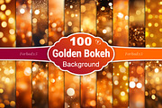 Golden Bokeh Wallpaper Bundle, a Background Graphic by Forhadx5 (Thumbnail 1 of 8)