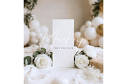 Tall Vertical Menu Mockup, a Product Mockup by TatiMockup (Thumbnail 1 of 3)