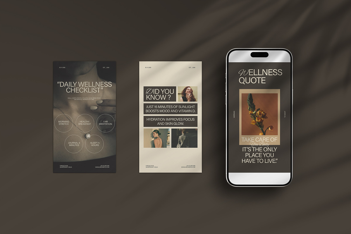SIA Wellness Social Media Template preview 4