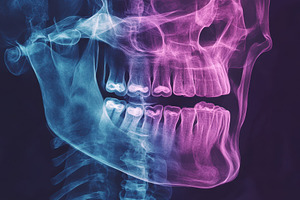 Xray illustration highlighting detai, a Photo by Iftikhar Alam