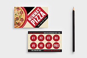 Pizza Restaurant Loyalty Card, a Business Card Template by BrandPacks (Thumbnail 1 of 4)