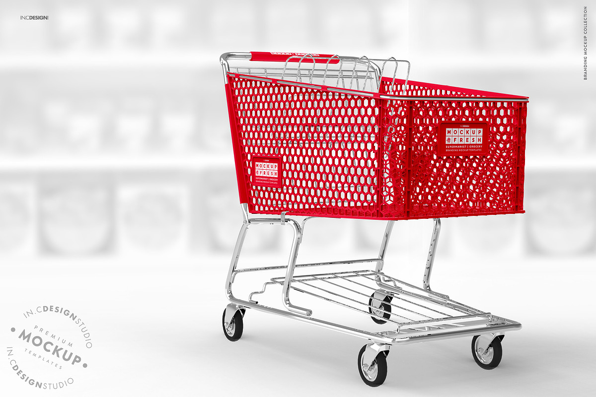 Shopping Cart Branding Mockup, a Product Mockup by INCDesign (Photo 11 of 14)