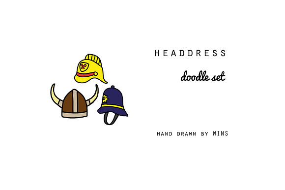 Headdress Doodle Set