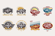 Classic Car Vector Pack, a Transportation Illustration by The BolzStudio (Thumbnail 12 of 13)