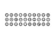 [-30%]Long Shadow Social Icon Set, an Icon by DanFreebairn (Thumbnail 2 of 3)