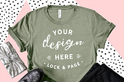 Bella Canvas 3001 Graphic Mockups, a Shirt Mockup by lock and page (Thumbnail 20 of 65)