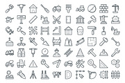 100+ Construction Vector Icons, an Outline Icon by Vectors Market (Thumbnail 2 of 3)