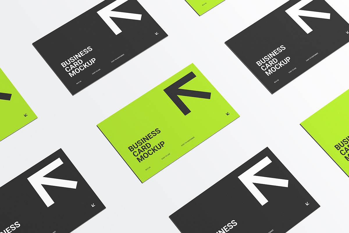 Landscape Business Card Mockup, an Advertising Mockup by Rizky Audymas (Photo 4 of 7)