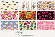 70 donuts seamless pattern, a Pattern Graphic by Poppy Lane Studio (Thumbnail 7 of 10)