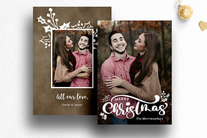 Christmas Card Psd Template 13