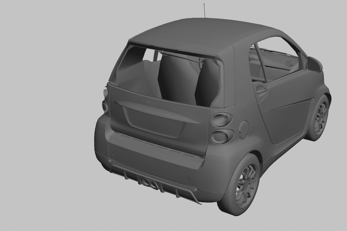 Smart ForTwo 2010, a Cars & Vehicle 3D Model by valtriiu (Photo 8 of 12)