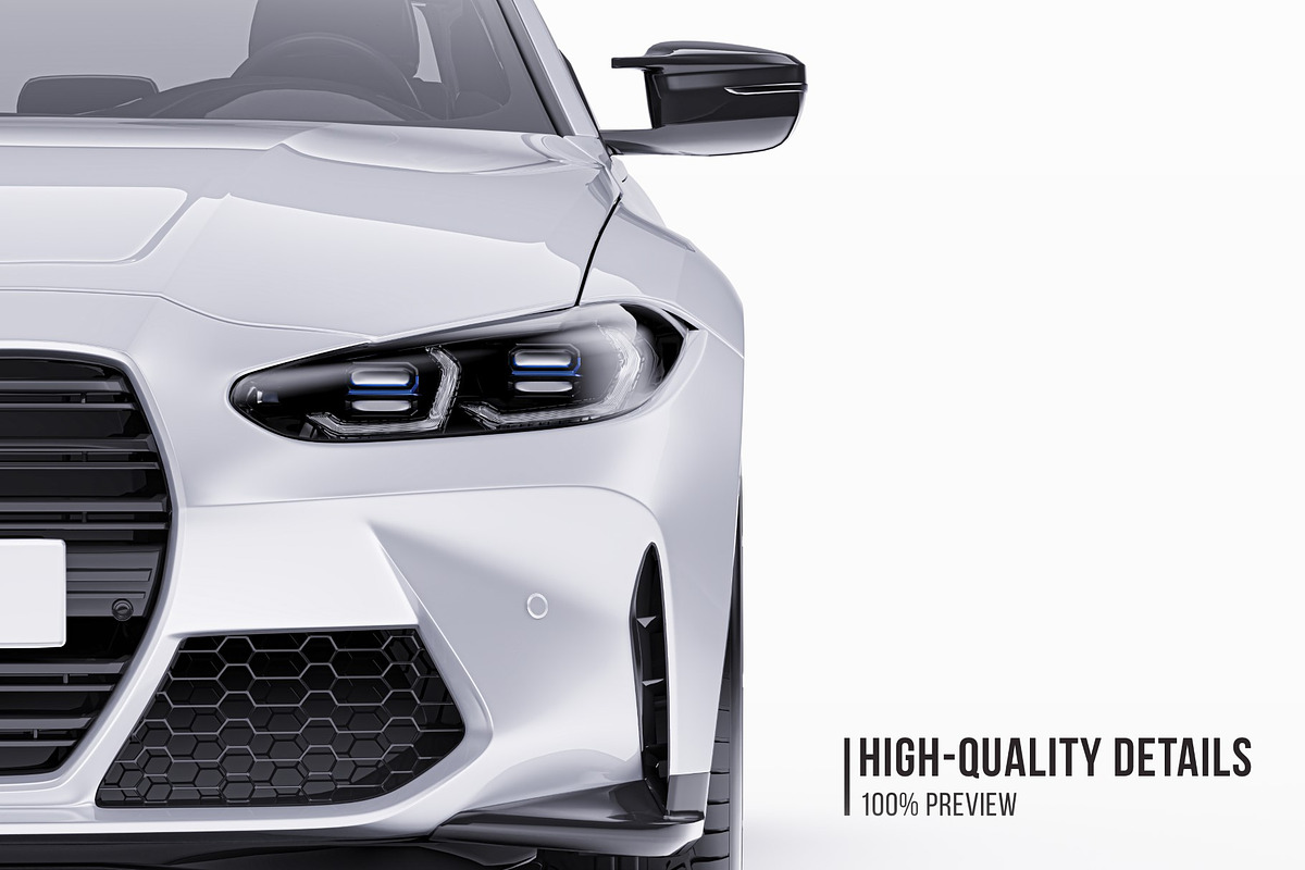 Performance Sport Coupe Mockup Set, an Advertising Mockup by Halal Graphic Studio (Photo 3 of 12)