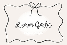 Lemon Garlic - Handwritten Font