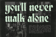 Dark North - Blackletter Font, a Blackletter Font by Burhan Afif (Thumbnail 3 of 7)