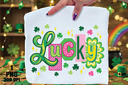 Lucky St Patrick's Day Coquette Png, an Illustration by Daily.Designs (Thumbnail 1 of 5)